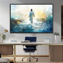 Watercolor Jesus Walking on Water Canvas Print, Christian by MyGreatCanvas | Canvas Wall Art Prints | Photo Prints & Wall Decor