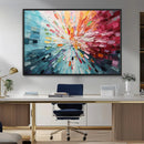 Radiant Bloom Abstract Floral Wall Art Canvas Print - by MyGreatCanvas | Canvas Wall Art Prints | Photo Prints & Wall Decor