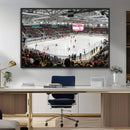 Lausanne Arena Ice Hockey Stadium Wall Art Canvas Print,