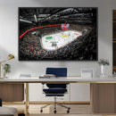 Vaudoise Lausanne Ice Hockey Arena Stadium Wall Art Canvas,