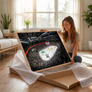 Vaudoise Lausanne Ice Hockey Arena Stadium Wall Art Canvas,
