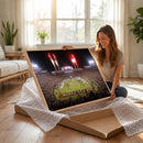 Framed Florida State Seminoles Football Team Print -