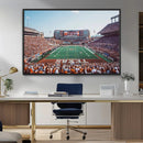 Framed Texas Memorial Stadium Canvas, University of Texas