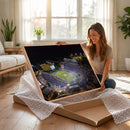 Duke University Blue Devils Football Print Canvas - Durham