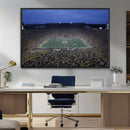 University of Michigan Wolverines Football Team Print - Ann by MyGreatCanvas | Canvas Wall Art Prints | Photo Prints & Wall Decor