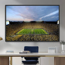 Michigan Stadium Wall Art Canvas Print, Vibrant Game Day by MyGreatCanvas | Canvas Wall Art Prints | Photo Prints & Wall Decor