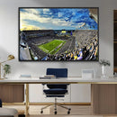 Framed USF Bulls Football Team Print - Tampa Raymond James by MyGreatCanvas | Canvas Wall Art Prints | Photo Prints & Wall Decor