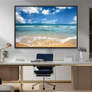 Sea View From the Beach Canvas Print