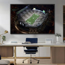 Michigan State Spartans Football Team Print - East Lansing