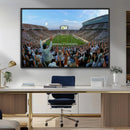 Michigan State Spartans Football Team Art Print - East
