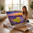 The Louisiana State University Tigers Football Team Print -