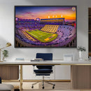 The Louisiana State University Tigers Football Team Print - by MyGreatCanvas | Canvas Wall Art Prints | Photo Prints & Wall Decor