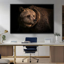 Wild Grizzly 399 Bear Canvas Wall Art Print, Bear Animal by MyGreatCanvas | Canvas Wall Art Prints | Photo Prints & Wall Decor
