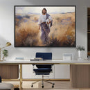 Jesus the Good Shepherd Wall Art Canvas Print - Lost Lamb