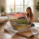 University of Wyoming Cowboys Football Team Print - Laramie