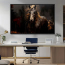 Abstract Black Horse Canvas Print for Farmhouse Wall Art | by MyGreatCanvas | Canvas Wall Art Prints | Photo Prints & Wall Decor