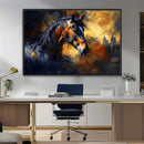 Abstract Horse Art Print - Abstract Canvas Wall Art |