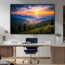 Majestic Mountain Sunrise Print | Landscape Wall Art | by MyGreatCanvas | Canvas Wall Art Prints | Photo Prints & Wall Decor