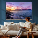 Golden Gate Bridge Wall Art Canvas Print – Framed San by MyGreatCanvas | Canvas Wall Art Prints | Photo Prints & Wall Decor