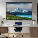 Mount Cook and Lake Pukaki Canvas Wall Art Print – Majestic by MyGreatCanvas | Canvas Wall Art Prints | Photo Prints & Wall Decor