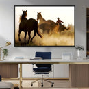 Horses and Cowboys Wall Art Canvas Print by MyGreatCanvas | Canvas Wall Art Prints | Photo Prints & Wall Decor