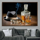Extra Large Bourbon Wall Art – Whiskey Bar Theme Vintage by MyGreatCanvas | Canvas Wall Art Prints | Photo Prints & Wall Decor