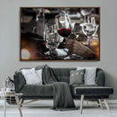 Red Wine and Glass Canvas Print by MyGreatCanvas | Canvas Wall Art Prints | Photo Prints & Wall Decor