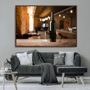 Wine and Bottle Wall Art Canvas Print by MyGreatCanvas | Canvas Wall Art Prints | Photo Prints & Wall Decor