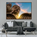 Buddha Statue and Daylight Wall Art, Buddha Statue Wall Art by MyGreatCanvas | Canvas Wall Art Prints | Photo Prints & Wall Decor