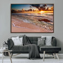 Sunset on Ocean Wall Art Canvas Print by MyGreatCanvas | Canvas Wall Art Prints | Photo Prints & Wall Decor