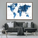 World Map Canvas Print – Framed Detailed Map of the World by MyGreatCanvas | Canvas Wall Art Prints | Photo Prints & Wall Decor