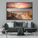 Sunset on the Sea Wall Art Canvas Print by MyGreatCanvas | Canvas Wall Art Prints | Photo Prints & Wall Decor