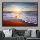 Tropical Ocean Sunset Wall Art Canvas Print, Golden Beach by MyGreatCanvas | Canvas Wall Art Prints | Photo Prints & Wall Decor