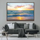 Coastal Wall Art - Vintage World Map Canvas Print with
