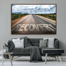 Recovery Road Wall Art Canvas Print