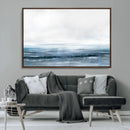 Blue Ocean Abstract Artwork Wall Art Canvas Print