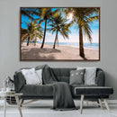 Palm Beach Tropical Island Wall Art Canvas Print by MyGreatCanvas | Canvas Wall Art Prints | Photo Prints & Wall Decor