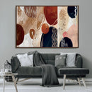 Boho Wall Art Canvas Print Set Mid-Century Prints Bohemian