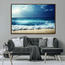 Majestic Ocean Wave Wall Art Canvas | 3 Panel Large Seascape by MyGreatCanvas | Canvas Wall Art Prints | Photo Prints & Wall Decor