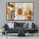 Modern Boho Sun and Leaf Abstract Art – 3-Panel Giclée by MyGreatCanvas | Canvas Wall Art Prints | Photo Prints & Wall Decor