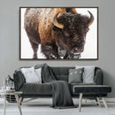 Bison Wall Art Canvas Print For Farmhouse, Wild Animal Wall by MyGreatCanvas | Canvas Wall Art Prints | Photo Prints & Wall Decor