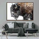 American Bison Wall Art Print – Majestic Buffalo Canvas