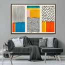 Canvas Print Wall Art Abstract Illustrs Art Boho, Framed
