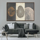 Boho Tree Ring Wall Art, Modern Minimalist Wood Grain