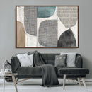 Canvas Print Wall Art Abstract Art Boho, Framed Boho Decor