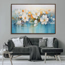 Abstract Flower Wall Art Canvas Print