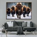 Buffalo Wall Art Canvas Print, American Bison Herd Wall Art by MyGreatCanvas | Canvas Wall Art Prints | Photo Prints & Wall Decor