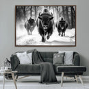 Buffalo Wall Art Canvas Print, Bison Family Wall Art Canvas by MyGreatCanvas | Canvas Wall Art Prints | Photo Prints & Wall Decor