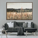 Abstract Wildflower Art Field Landscape Oil Painting Print,