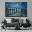 Vincent van Gogh Starry Night over the Rhone Abstract Wall